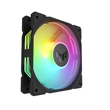 Asus Tuf TR120 Reverse So�utucu Ters Hava Ak��l� Adreslenebilir ARGB 120mm 3l� Siyah Kasa Fan�