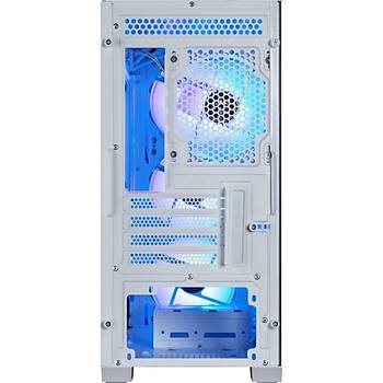 MSI MAG Forge M100R ARGB Fanl� Beyaz Micro ATX Oyuncu Kasas�