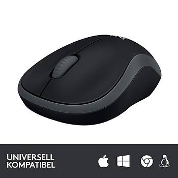Logitech M185 Nano Optik Kablosuz Mouse Gri