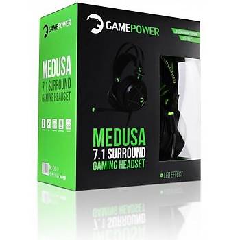 Gamepower Medusa 7.1 Siyah Oyuncu Kulaklık