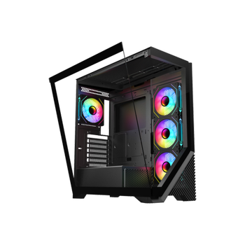 Vento VG4202FL FSP 850W +80 Gen5 4x120mm RGB Fan Mid Tower Gaming Kasa