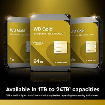 WD Gold Enterprise 20TB 7200R SATA3 512mb WD203KRYZ HardDisk