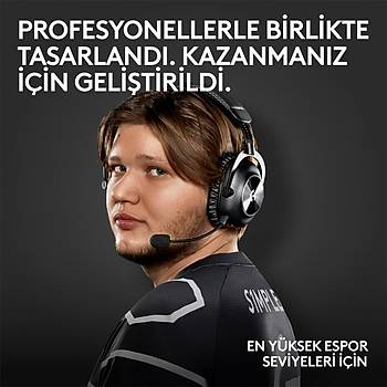 Logitech G Pro X 2 Lightspeed Kablosuz Bluetooth Gaming Kulakl�k - Siyah 981-001263