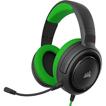Corsair CA-9011197-EU HS35 Stereo Oyuncu Kulakl Yeil (Pc Ps4 XBox One Nintendo Switch Uyumlu) Oyuncu Kulakl