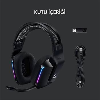 LOGITECH G G733 LIGHTSPEED KABLOSUZ RGB OYUNCU KULAKLII SYAH 981-000864