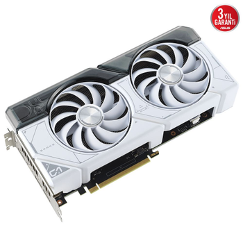 Asus DUAL-RTX4070-O12G-WHITE 12Gb 192B GDDR6 Gaming Ekran Kart