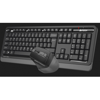 A4 Tech FG1035 Gri FSTYLER Trke Q Kablosuz Klavye Mouse Set