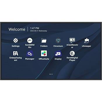 ViewSonic CDE4330 43�n� 6.5ms 4K Ultra HD Siyah Sunum Ekran�