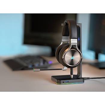 Corsair CA-9011180-EU Virtuoso Rgb SE 7.1 Kablosuz Oyuncu Kulakl��� Siyah (PC PS4 XBOX ONE NINTENDO SWITCH UYUMLU)