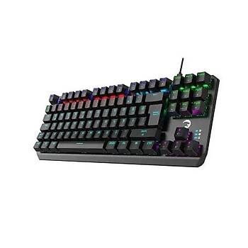 GamePower Overlord Mekanik K�rm�z� Switch T�rk�e Q 88 Tu� USB Gaming Klavye