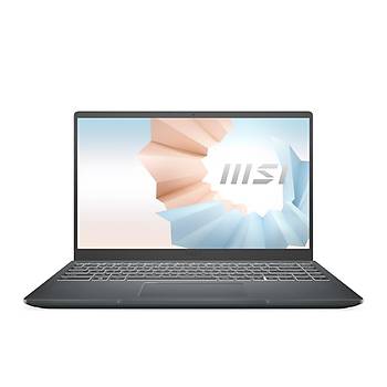 Msi NB Modern 14 B11SBL-473XTR I5-1135G7 8GB DDR4 MX450 GDDR5 2GB 256GB SSD 14 FHD Dos Koyu Gri Dizst Bilgisayar