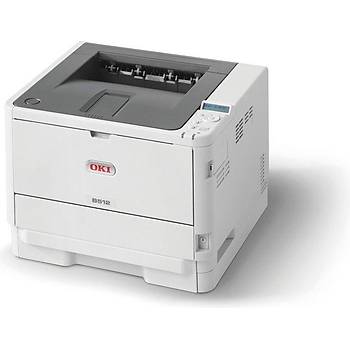 Ok 45762022 B512DN Euro A4 Tek Fonksiyonlu Siyah Lazer Yazc 45ppm