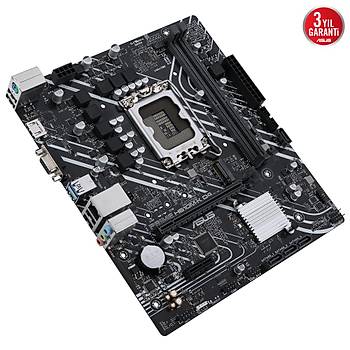 Asus Prime H610M-K D4 ARGB DDR4 3200MHz MATX Anakart