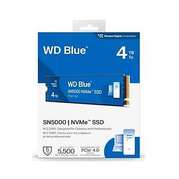 WD Blue SN5000 4TB WDS400T4B0E 5500/5000MB/s M.2 NVMe Gen4 SSD