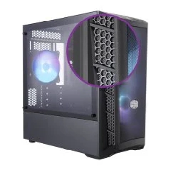 Cooler Master MasterBox MB311L 600W RGB 3x120mm Fanl� Tempered Glass pencereli Siyah MicroATX Kasa