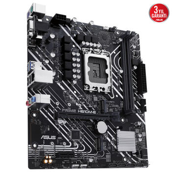 Asus Prime H610M-E CSM 2xDDR5 2x M.2 D-SUB HDMI DP 12-13.Nesil LGA1700 Soket Anakart