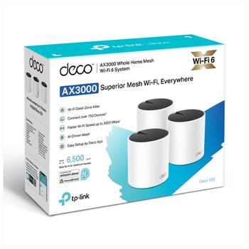 TP-Link Deco-X55 AX3000 ��l� Mesh Dual Band WiFi6 Router