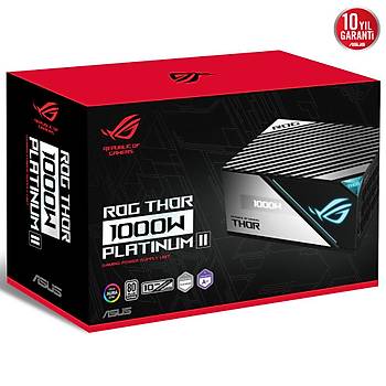 ASUS ROG-THOR-1000P2 80+ PLATINUM 1000W MOD�LER G�� KAYNA�I JAPON KAPAS�T�RLER�AURA SYNC VE OLED EKRAN 10 YIL GARANT� V2