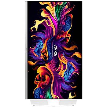 Msi Mag 272QPW QD-OLED X28 26.5 in� 2560x1440 WQHD 280Hz 0.03 ms HDMI DP FreeSync Beyaz Gaming Monit�r