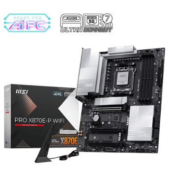 MSI Pro X870E-P  8200MHz (OC) AMD AM5 DDR5 Bluetooth 5.4 Type-C Wi-Fi7 5G Lan ATX Anakart