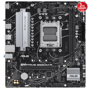 Asus Prime B650M-R DDR5 7200Mhz 2xM.2 AM5 mATX Anakart