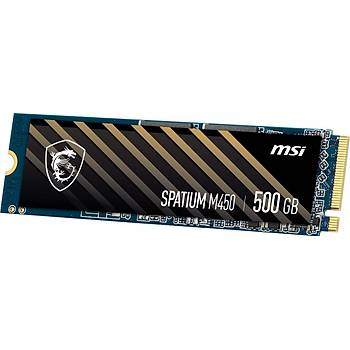 MSI Spatium M450 500GB PCIe 4.0 NVMe M.2  V1 3000/2000MB/s SSD Disk