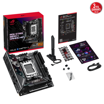 Asus ROG Strix B850-I Gaming Wi-Fi AMD AM5 DDR5 Mini ITX Anakart