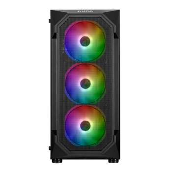 Gamdias Aura GC1 600W Mesh ARGB Micro ATX Gaming Kasa