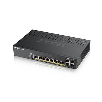 Zyxel Nebula GS1920-8HP V2 8P 100/100/1000 Web Y�netilebilir Hybrid PoE Switch (130 Watt)