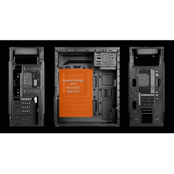 Vento VS114F 400W USB 3.0 ATX Mid-Tower Bilgisayar Kasas