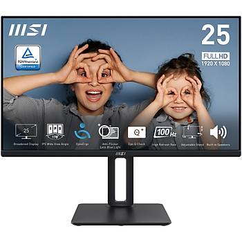 MSI Pro MP251P 24.5 Pivot 1Ms FullHD Flat IPS 100Hz Monitr