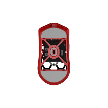 HAWK Gaming HM620 8K Hz 30000 DPI Tri-Mode Kablosuz/Bluetooth Siyah K�rm�z� Gaming Mouse