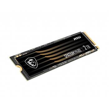 MSI SSD SPATIUM M480 PCIe 4.0 NVMe M.2 2TB Heatsink R:7000 W:6800
