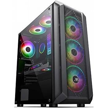 PowerBoost PB-PH016BB USB 3.0 Mesh ARGB Fanl� Gaming Siyah Kasa