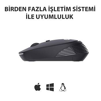 Lenovo Lecoo WS202 Siayh USB Kablosuz Mouse