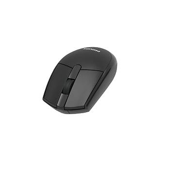 Philips SPK7337 Kablosuz Mouse 1200DPI 3 Tu�lu Optik Mouse Siyah
