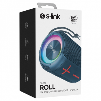 S-Link SL-S79 Mavi Waterproof Bluetooth Speaker