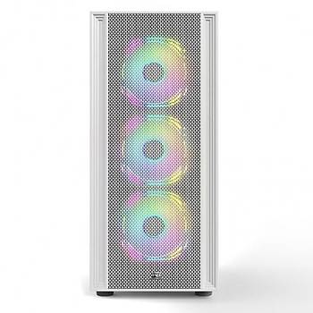 Powerboost X-12W ARGB Fanl� Beyaz ATX Oyuncu Kasas�