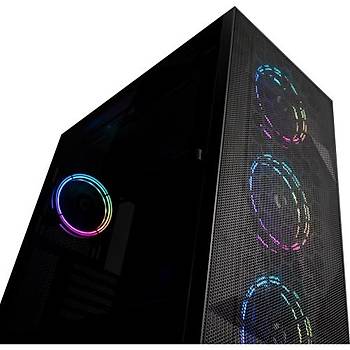 DarkFlash DLX21-Mesh 650W 80+ RGB Mid Bilgisayar Kasas
