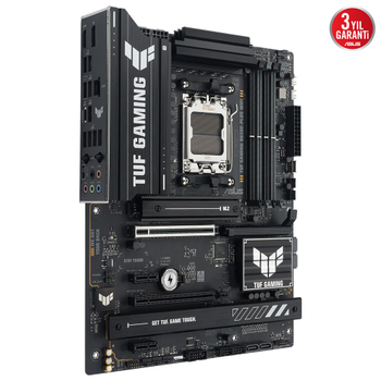 Asus TUF Gaming B650E-PLUS 4xDDR5 3xM.2 DP HDMI Type-C Wi-Fi 6E Bluetooth v5.3 AM5 Soket Gaming Anakart
