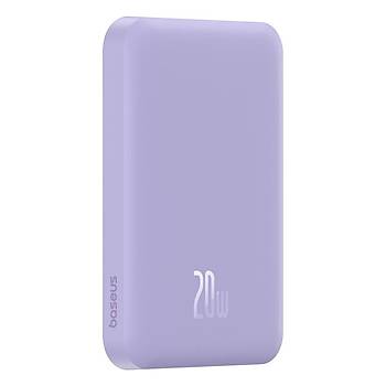 Baseus Magsafe Mini Kablosuz 5000 mAh 20W PowerBank - Mor