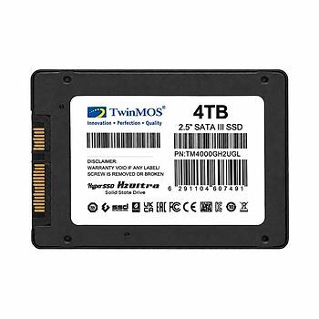 TwinMos 4TB TM4000GH2UGL 2.5 SATA3 580/550 3DNAND Grey SSD