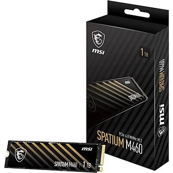 MSI Spatium M460 1TB M.2 5000/4500Mbs Gen4 NVMe SSD