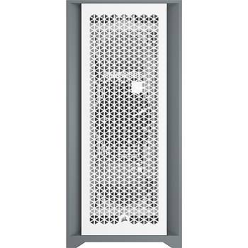 Corsair CC-9011211-WW 5000D Airflow Temperli Cam Yan Panel Mid Tower Bilgisayar Kasasý Beyaz