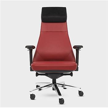 xDrive Business Konak Çalışma Koltuğu Large Deri Kırmızı