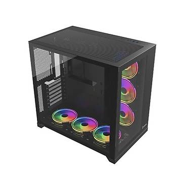 GamePower Warcry EVO 6X ARGB Temper Cam TYPE-C ATX Gaming Kasa