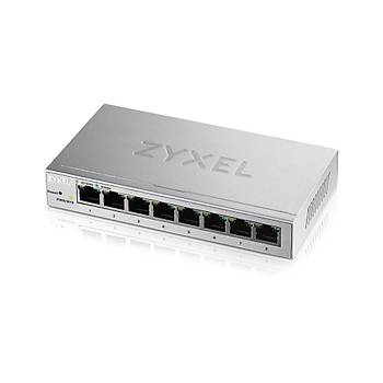 Zyxel GS1200-8 8 Port 10/100/1000 Mbps Gigabit Web Y�netilebilir Switch