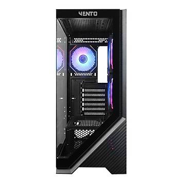 VENTO FSP VG4202FLA 1000W Gen5  80+ Gold 4x120mm RGB Fan Temperli Cam USB 3.0 Mesh ATX Gaming Kasa