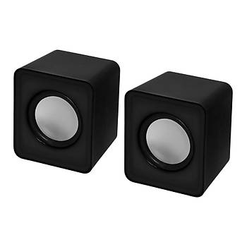 Frisby FS-334U-B 1+1 Si?yah Usb Hoparlr