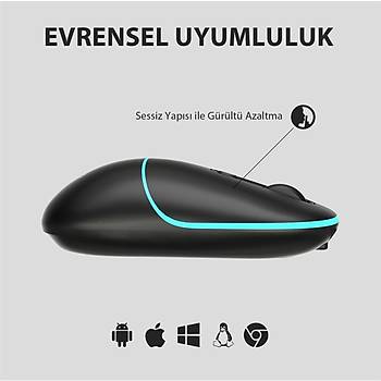 Lenovo Lecoo WS210-S Siyah Kablosuz Mouse